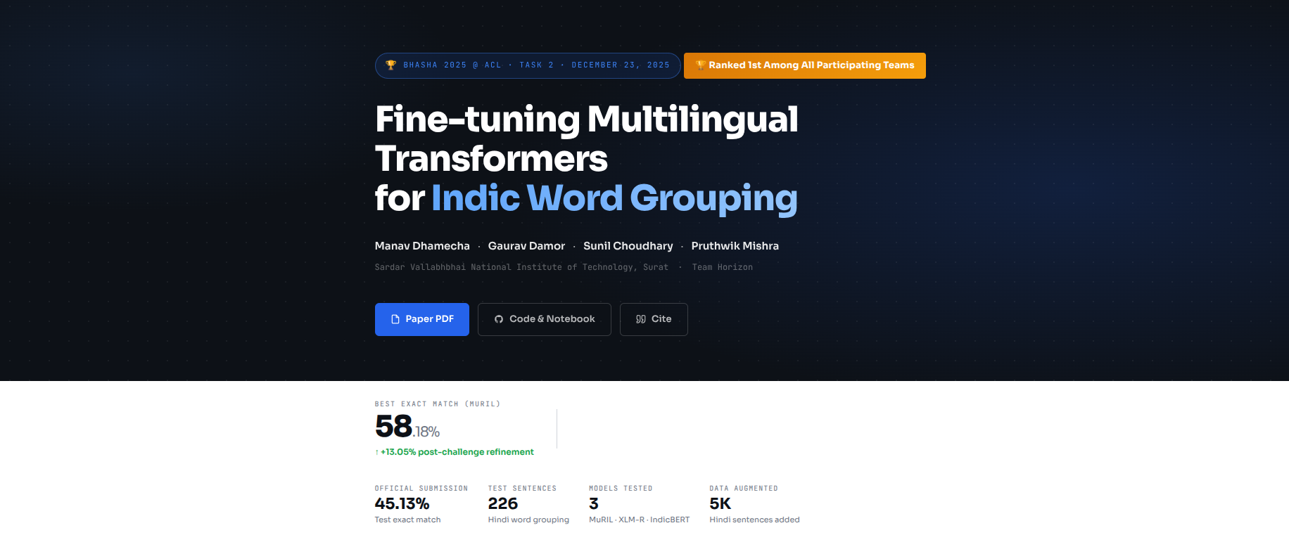 AACL-IJCNLP 2025 (Word Grouping)